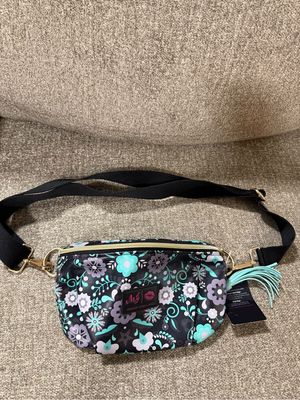 Makeup Junkie Floral Sidekick Bag